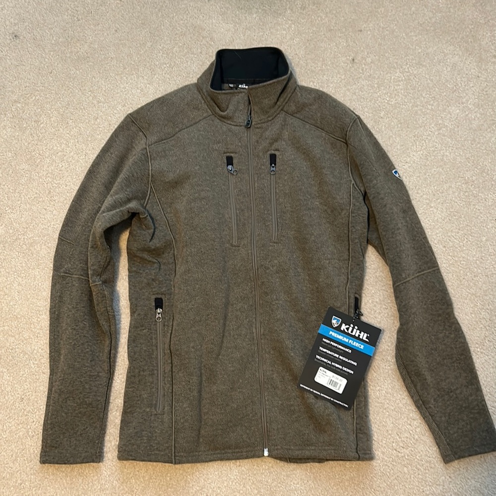 Kuhl zip up fleece sweater jacket L